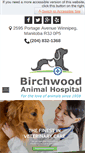 Mobile Screenshot of birchwoodvet.com