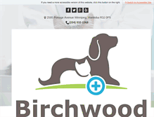 Tablet Screenshot of birchwoodvet.com